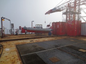 Main deck drilling