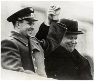 Gagarin en Khrushchev