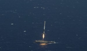 Falcon-9 CRS-8 landing